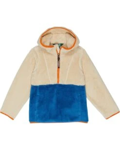L.L.Bean Hi-Pile Fleece Color-Block Pullover Hoodie (Big Kids) | Coats & Outerwear