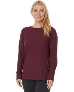 L.L.Bean Unshrinkable Mini-Waffle Tee Long-Sleeve Crew Neck | Shirts & Tops -Family Wear Shop 61KOM9bfHjL. AC SR736920