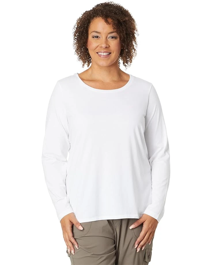 L.L.Bean Plus Size Soft Stretch Supima Tee Scoop Neck Long Sleeve | Shirts & Tops 8 L.L.Bean Plus Size Soft Stretch Supima Tee Scoop Neck Long Sleeve | Shirts & Tops - Image 6