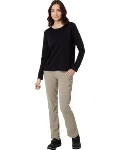 L.L.Bean Petite Pima Crew Neck Long Sleeve | Shirts & Tops -Family Wear Shop 61OQGHeI9pL. AC SR736920