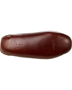 L.L.Bean Leather Double-Sole Slippers Shearling Lined -Family Wear Shop 61V7BBMIm5L. AC SR736920