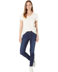 L.L.Bean BeanFlex High-Waist Ankle Jeans in Rinsed -Family Wear Shop 61o6cFmZSTL. AC SR736920