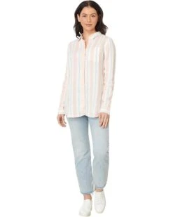 L.L.Bean Premium Washable Linen Shirt Tunic Stripe | Shirts & Tops -Family Wear Shop 61zmfi6f8VL. AC SR736920
