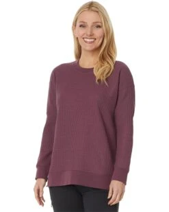 L.L.Bean Birchwood Brushed Waffle Crew | Shirts & Tops