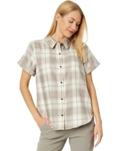 L.L.Bean Feather Soft Twill Shirt Short Sleeve | Shirts & Tops -Family Wear Shop 71IFYeOfYeL. AC SR736920