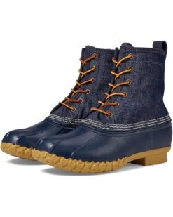 L.L.Bean Bean Boot 8" Denim Insulated Flannel Lined | Boots