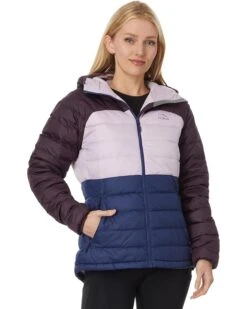 L.L.Bean Bean's Down Hooded Jacket Color-Block | Coats & Outerwear