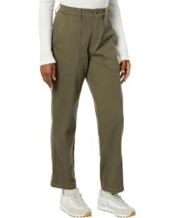 L.L.Bean Signature Washed Cotton Barrel Pants