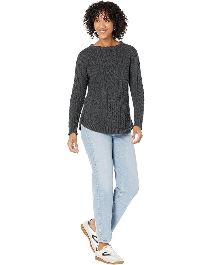 L.L.Bean Signature Cotton Fisherman Tunic Sweater | Sweaters 6 L.L.Bean Signature Cotton Fisherman Tunic Sweater | Sweaters - Image 4