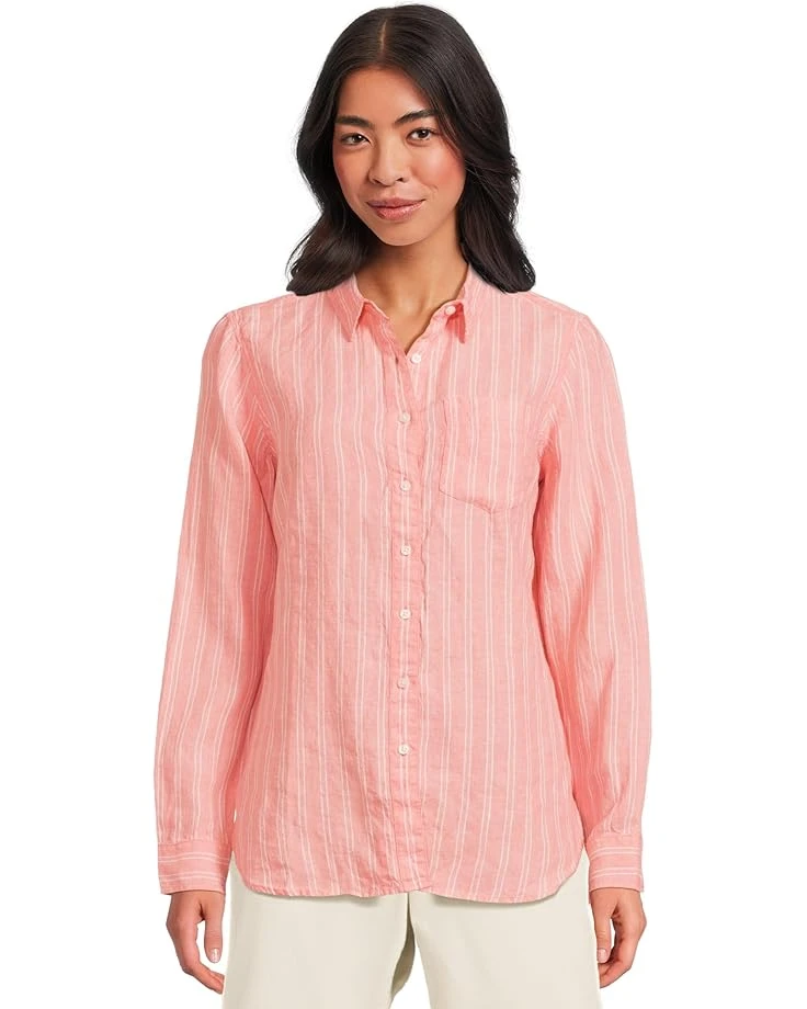 L.L.Bean Premium Washable Linen Stripe Tunic Shirt | Shirts & Tops 8 L.L.Bean Premium Washable Linen Stripe Tunic Shirt | Shirts & Tops - Image 6