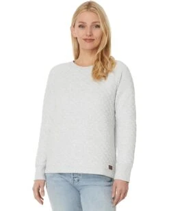 L.L.Bean Quilted Crew Neck Pullover | Sweaters