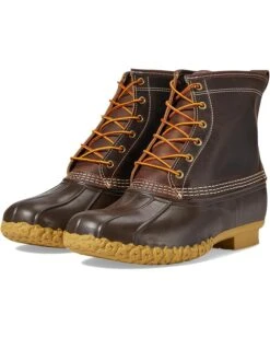 L.L.Bean Bean Boot 8" Leather Primaloft Flannel Lined | Boots