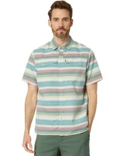 L.L.Bean SunSmart Cool Weave Woven Shirt Stripe Short Sleeve | Shirts & Tops
