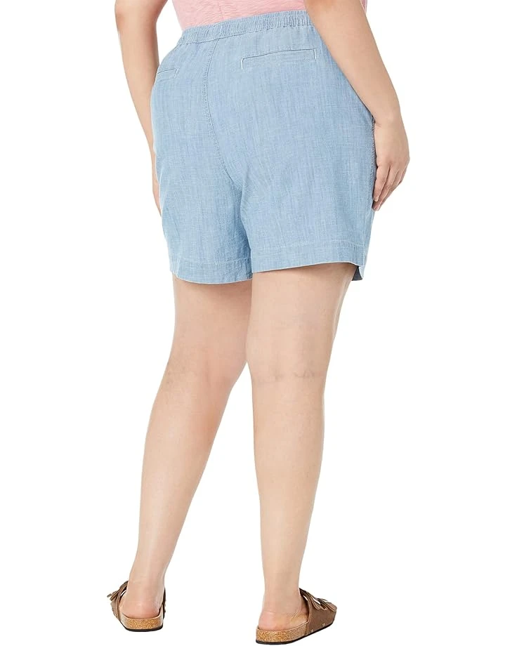 L.L.Bean Plus Size Lakewashed Chambray Dock Shorts 4 L.L.Bean Plus Size Lakewashed Chambray Dock Shorts - Image 2