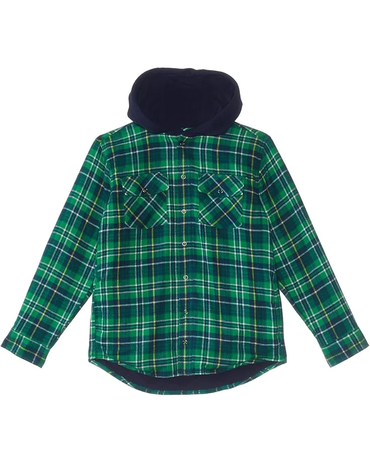 L.L.Bean Fleece Lined Flannel Shirt Hooded Plaid (Big Kids) | Shirts & Tops 4 L.L.Bean Fleece Lined Flannel Shirt Hooded Plaid (Big Kids) | Shirts & Tops - Image 2