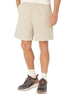 L.L.Bean Lakewashed Stretch Pull-On Khaki Shorts