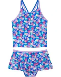 L.L.Bean Watersports Skirted Tankini (Big Kids) | Swimwear