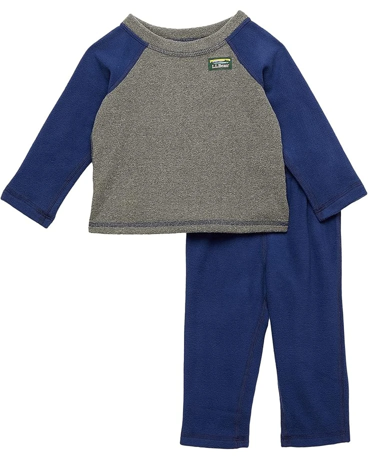 L.L.Bean Fitness Fleece Long Sleeve Tee/Pants Set Color-Block (Infant) | Kids' Sets 3 L.L.Bean Fitness Fleece Long Sleeve Tee/Pants Set Color-Block (Infant) | Kids' Sets