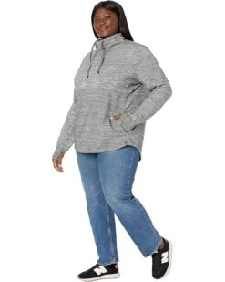 L.L.Bean Plus Size Bean's Cozy Mixed Knits Pullover Marled | Hoodies & Sweatshirts -Family Wear Shop 81OMmm7ECUL. AC SR736920