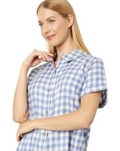 L.L.Bean Feather Soft Twill Shirt Short Sleeve | Shirts & Tops -Family Wear Shop 81gENSsVcfL. AC SR736920