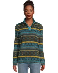L.L.Bean Sweater Fleece Pullover Print | Sweaters