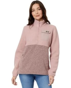 L.L.Bean Sweater Fleece Sherpa Hybrid Color-Block | Coats & Outerwear