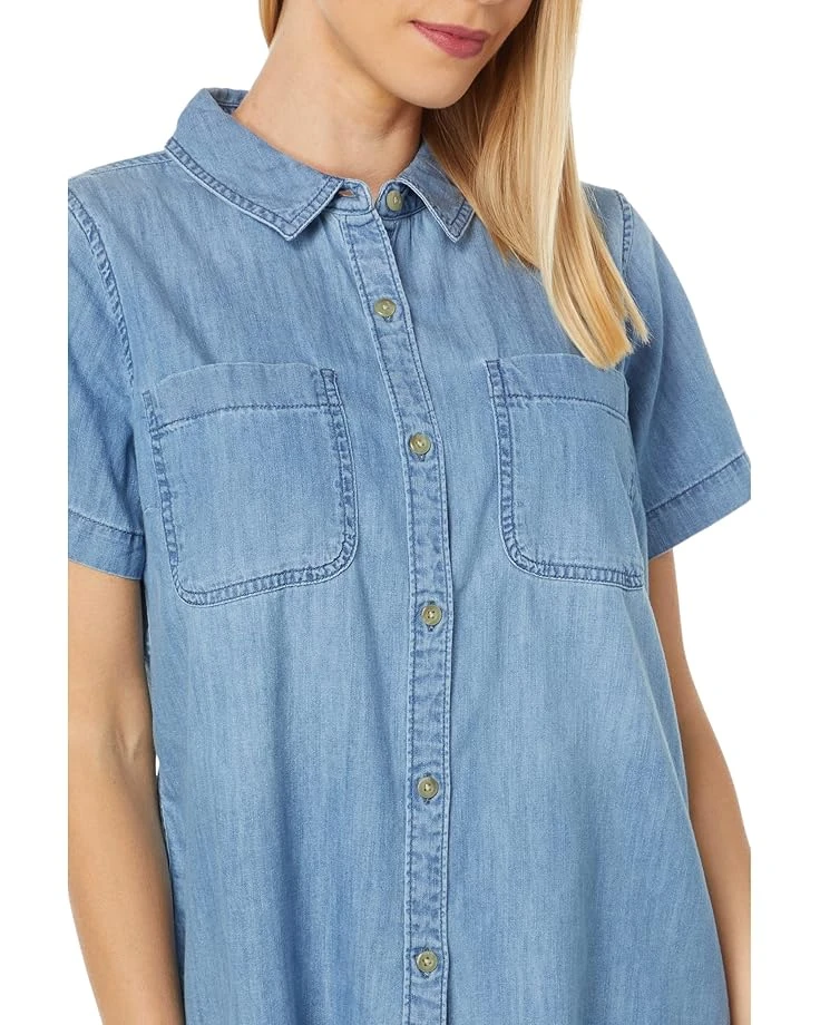 L.L.Bean Heritage Washed Denim Lightweight Shirt Short Sleeve | Shirts & Tops 5 L.L.Bean Heritage Washed Denim Lightweight Shirt Short Sleeve | Shirts & Tops - Image 3