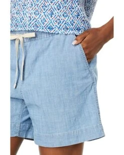 L.L.Bean Lakewashed Chambray Dock Shorts -Family Wear Shop 91IK8ky34GL. AC SR736920