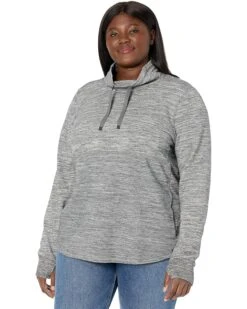 L.L.Bean Plus Size Bean's Cozy Mixed Knits Pullover Marled | Hoodies & Sweatshirts